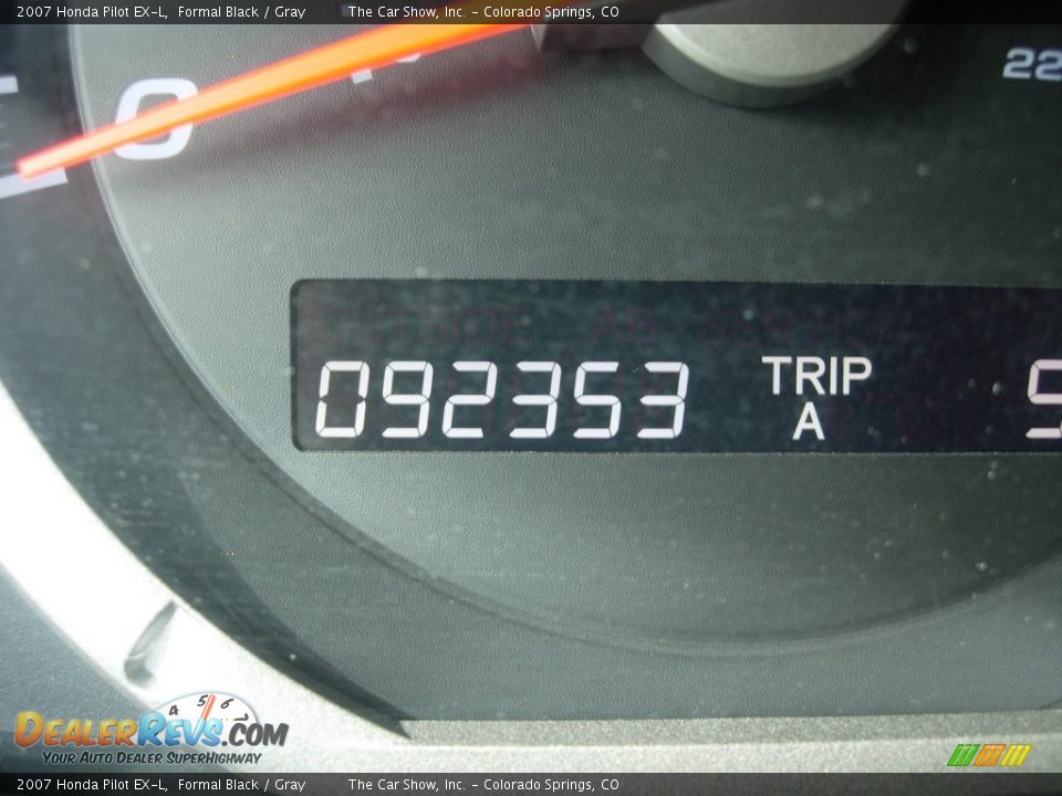 2007 Honda Pilot EX-L Formal Black / Gray Photo #25