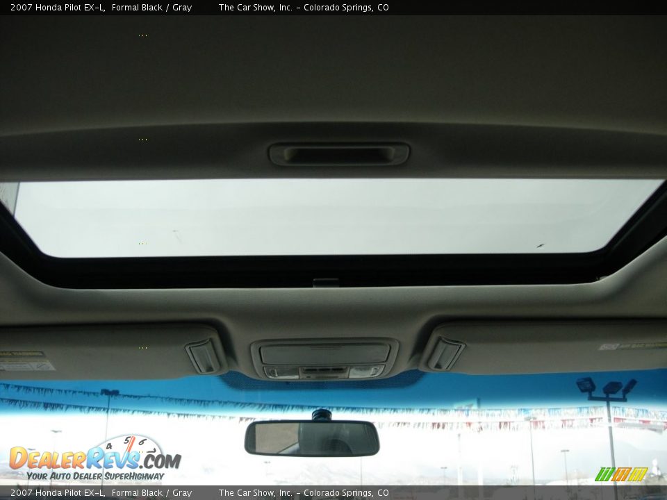 2007 Honda Pilot EX-L Formal Black / Gray Photo #26