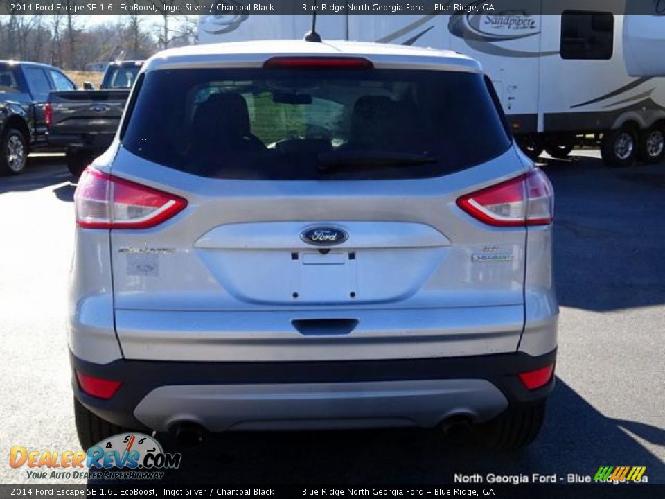 2014 Ford Escape SE 1.6L EcoBoost Ingot Silver / Charcoal Black Photo #4