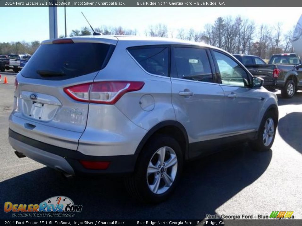 2014 Ford Escape SE 1.6L EcoBoost Ingot Silver / Charcoal Black Photo #5