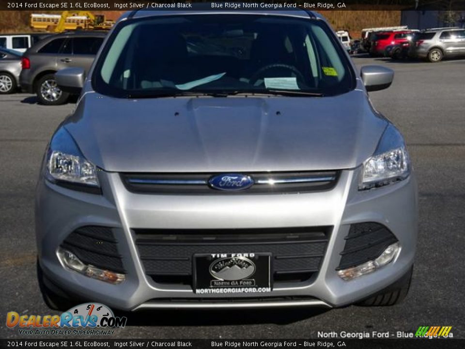 2014 Ford Escape SE 1.6L EcoBoost Ingot Silver / Charcoal Black Photo #8