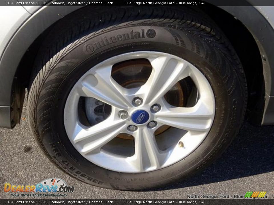 2014 Ford Escape SE 1.6L EcoBoost Ingot Silver / Charcoal Black Photo #9