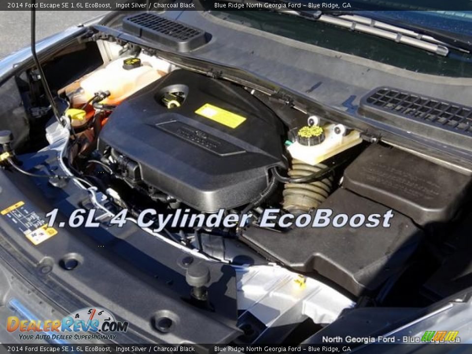 2014 Ford Escape SE 1.6L EcoBoost Ingot Silver / Charcoal Black Photo #11