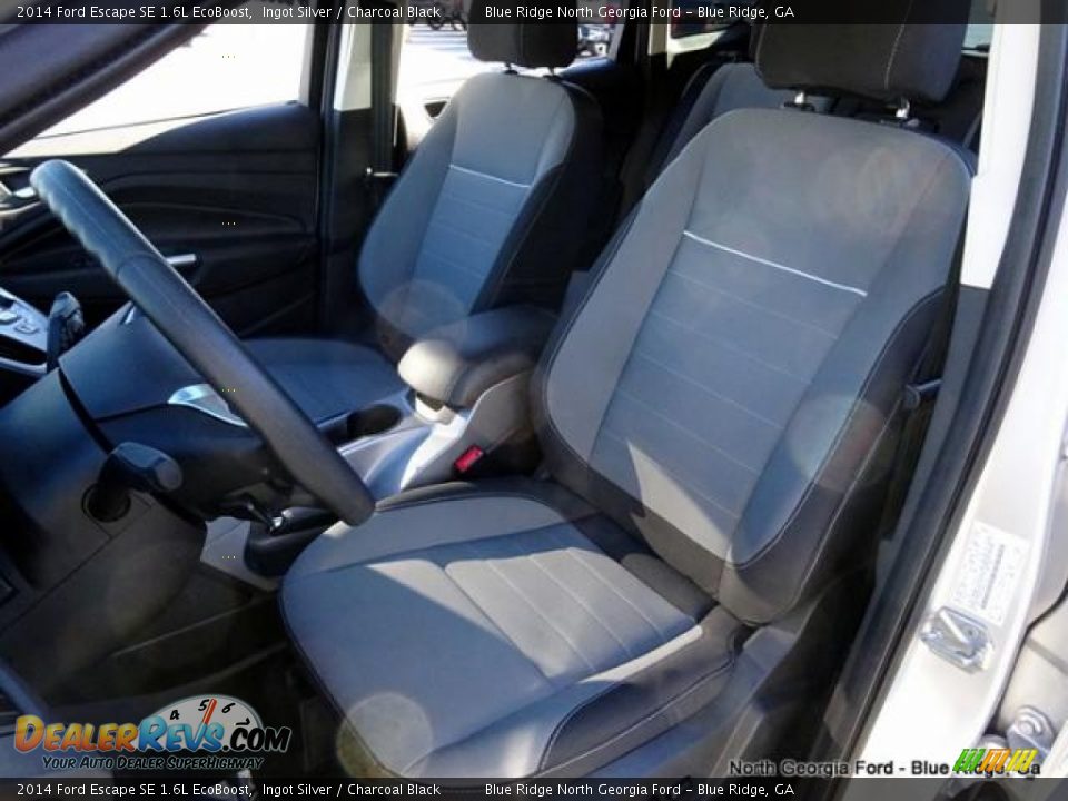 2014 Ford Escape SE 1.6L EcoBoost Ingot Silver / Charcoal Black Photo #12