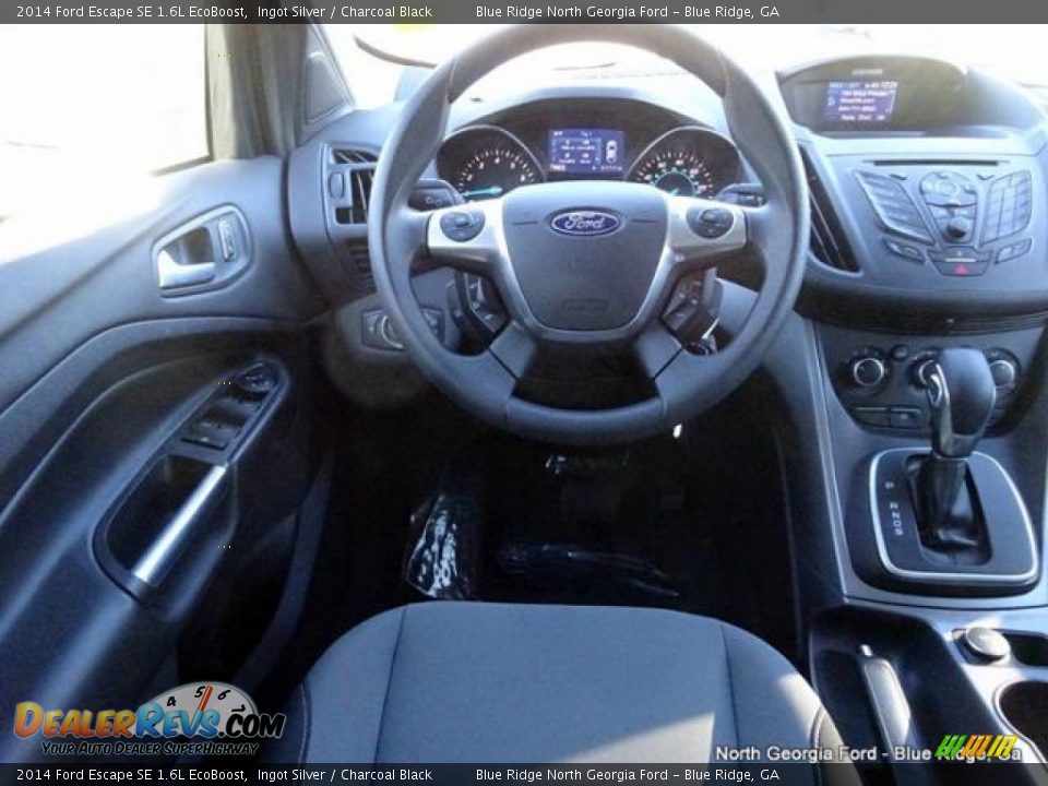2014 Ford Escape SE 1.6L EcoBoost Ingot Silver / Charcoal Black Photo #17