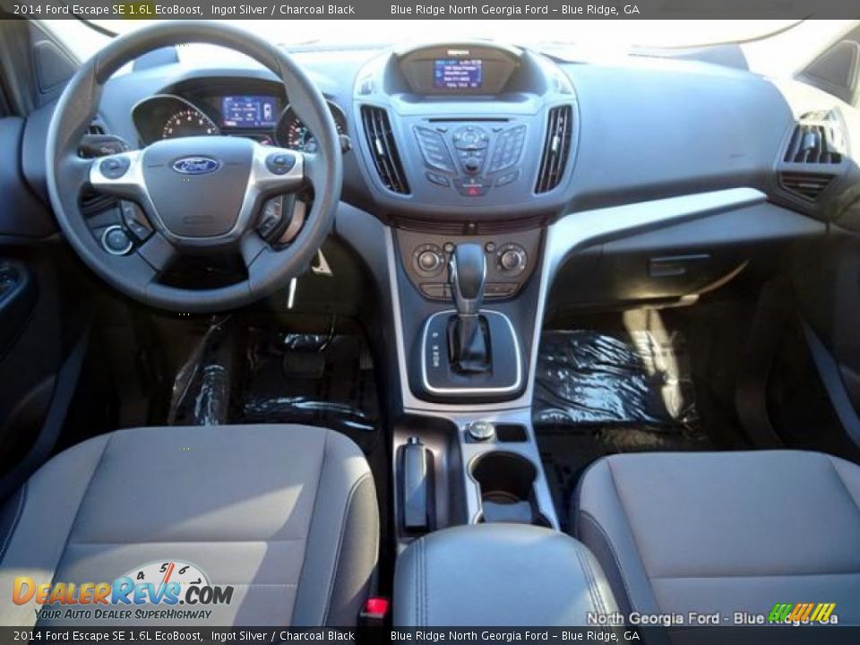 2014 Ford Escape SE 1.6L EcoBoost Ingot Silver / Charcoal Black Photo #18