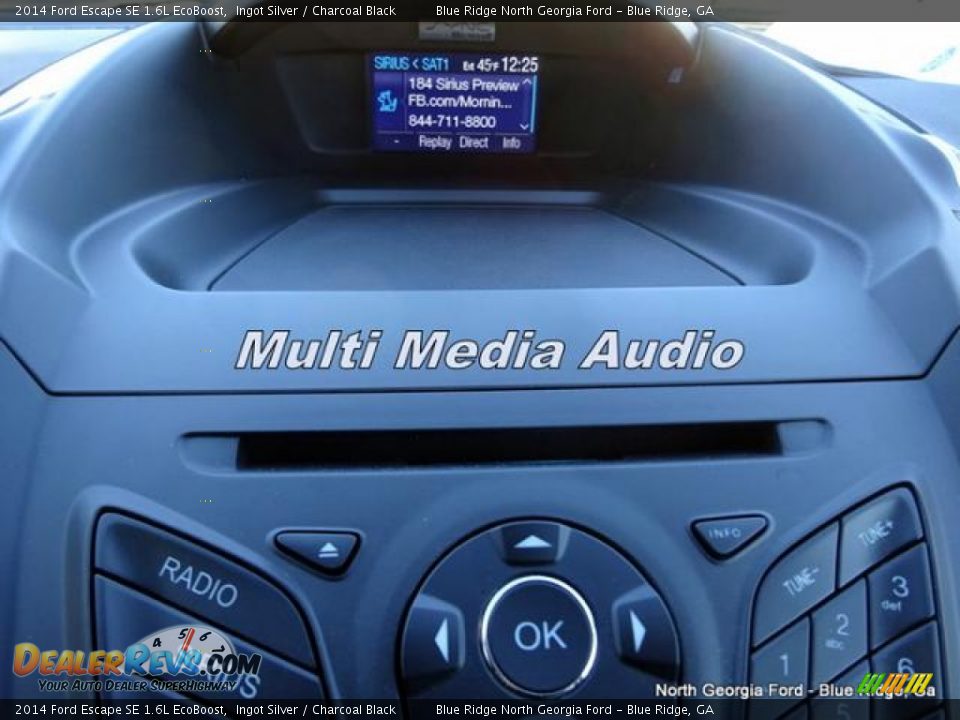 2014 Ford Escape SE 1.6L EcoBoost Ingot Silver / Charcoal Black Photo #22
