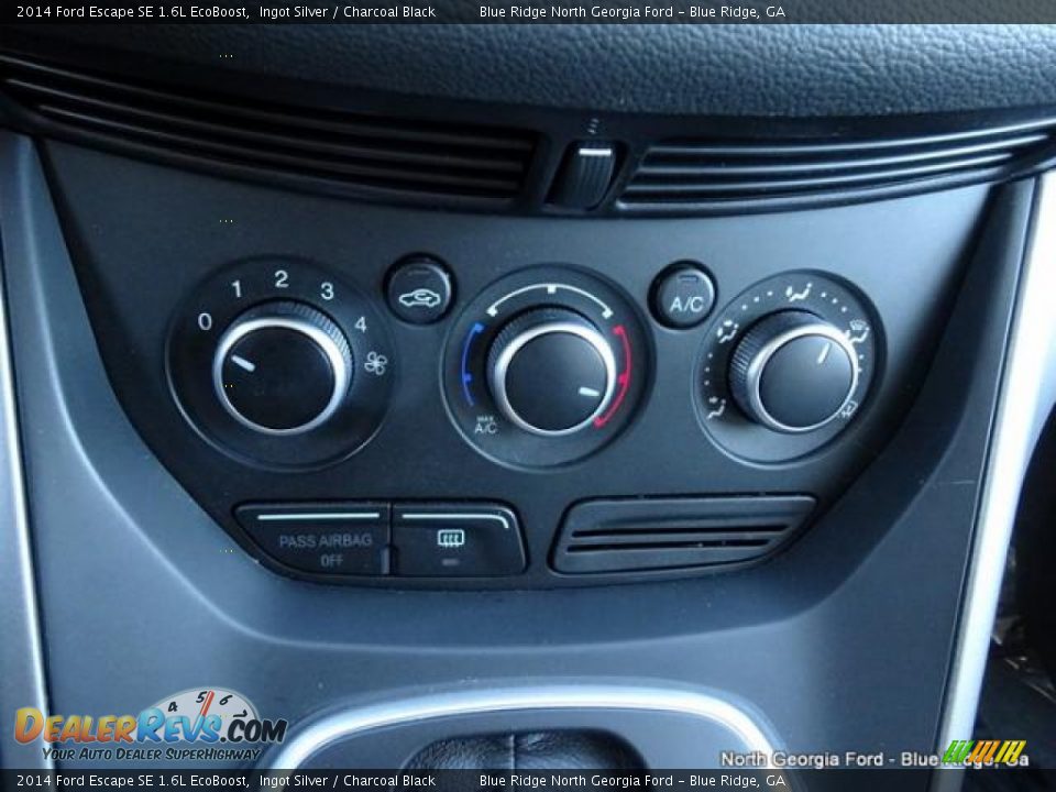 2014 Ford Escape SE 1.6L EcoBoost Ingot Silver / Charcoal Black Photo #23