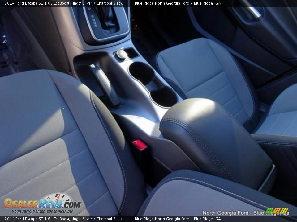 2014 Ford Escape SE 1.6L EcoBoost Ingot Silver / Charcoal Black Photo #28