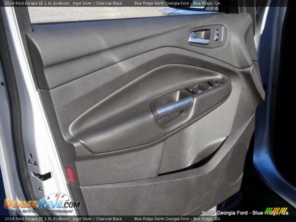 2014 Ford Escape SE 1.6L EcoBoost Ingot Silver / Charcoal Black Photo #30