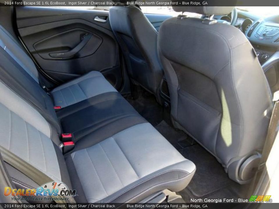 2014 Ford Escape SE 1.6L EcoBoost Ingot Silver / Charcoal Black Photo #34