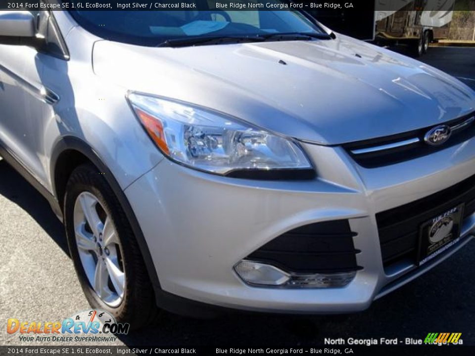 2014 Ford Escape SE 1.6L EcoBoost Ingot Silver / Charcoal Black Photo #36