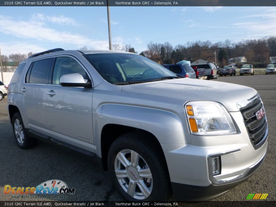 2016 GMC Terrain SLE AWD Quicksilver Metallic / Jet Black Photo #11