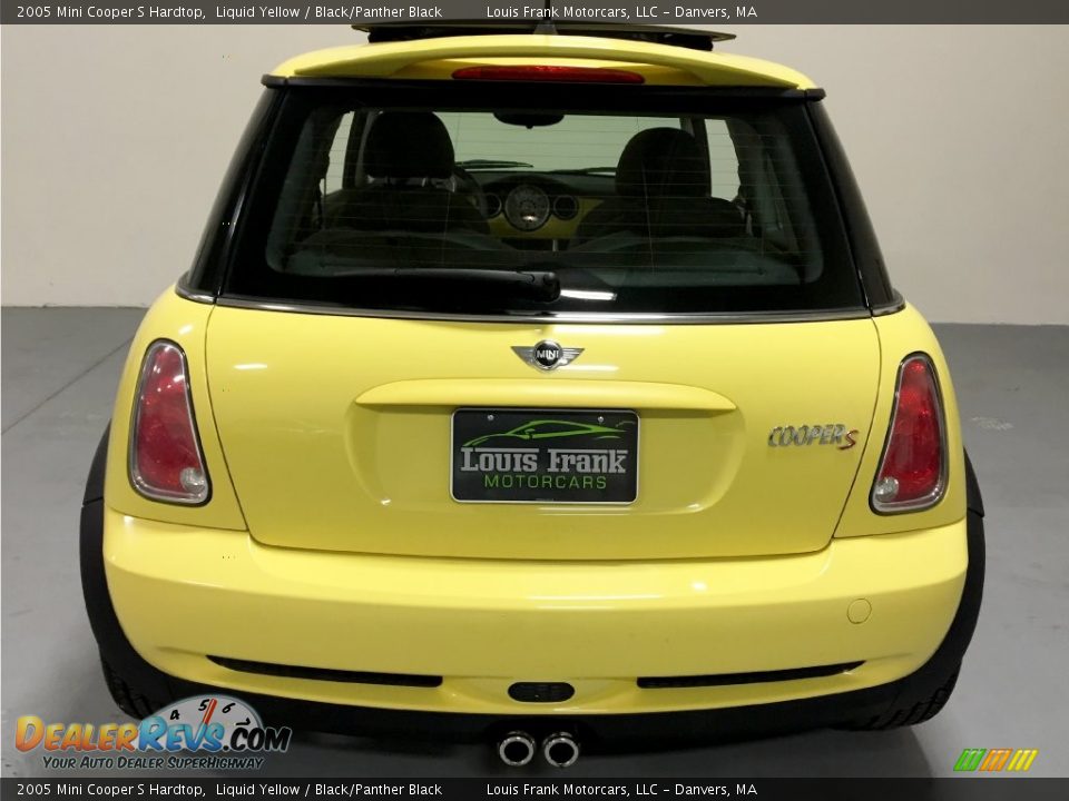 2005 Mini Cooper S Hardtop Liquid Yellow / Black/Panther Black Photo #9