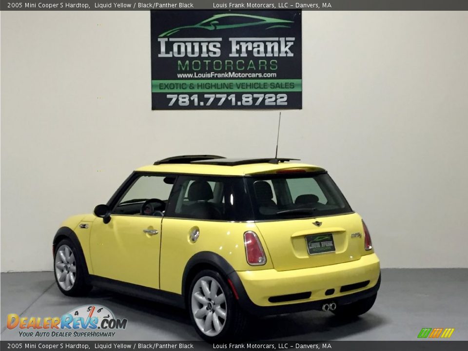 2005 Mini Cooper S Hardtop Liquid Yellow / Black/Panther Black Photo #19