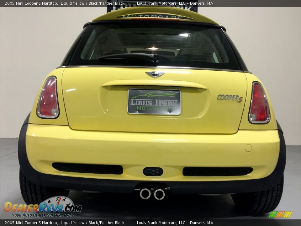 2005 Mini Cooper S Hardtop Liquid Yellow / Black/Panther Black Photo #29