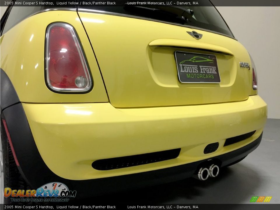 2005 Mini Cooper S Hardtop Liquid Yellow / Black/Panther Black Photo #30