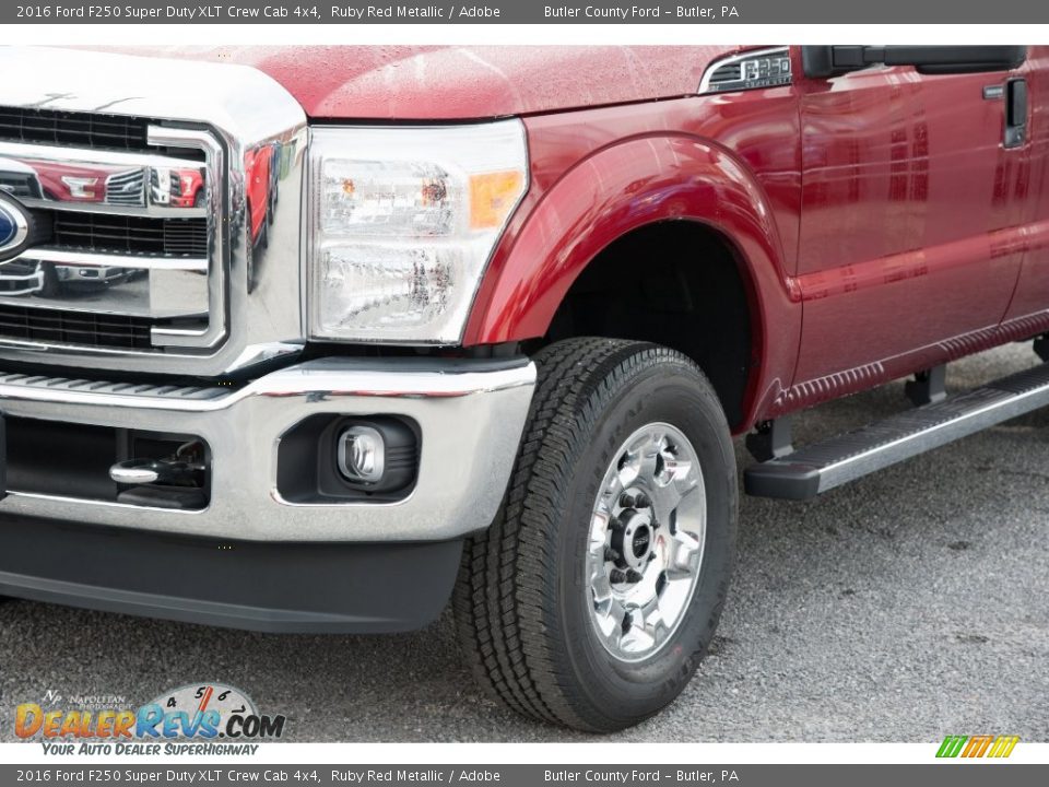 2016 Ford F250 Super Duty XLT Crew Cab 4x4 Ruby Red Metallic / Adobe Photo #2
