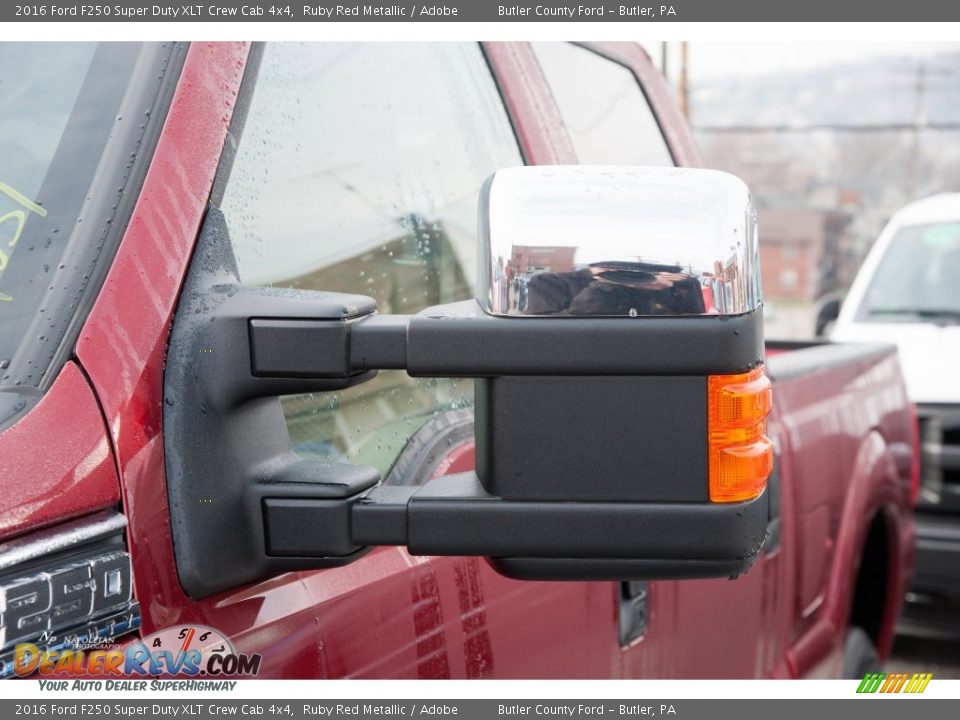 2016 Ford F250 Super Duty XLT Crew Cab 4x4 Ruby Red Metallic / Adobe Photo #4