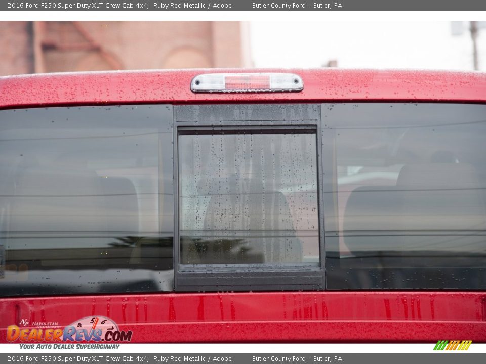2016 Ford F250 Super Duty XLT Crew Cab 4x4 Ruby Red Metallic / Adobe Photo #6