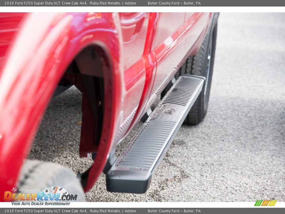 2016 Ford F250 Super Duty XLT Crew Cab 4x4 Ruby Red Metallic / Adobe Photo #7