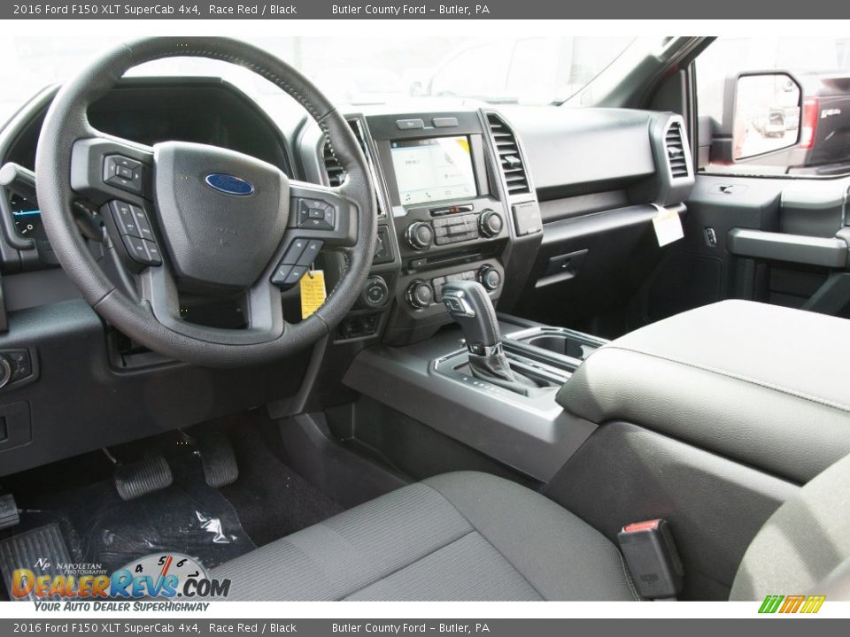 2016 Ford F150 XLT SuperCab 4x4 Race Red / Black Photo #9
