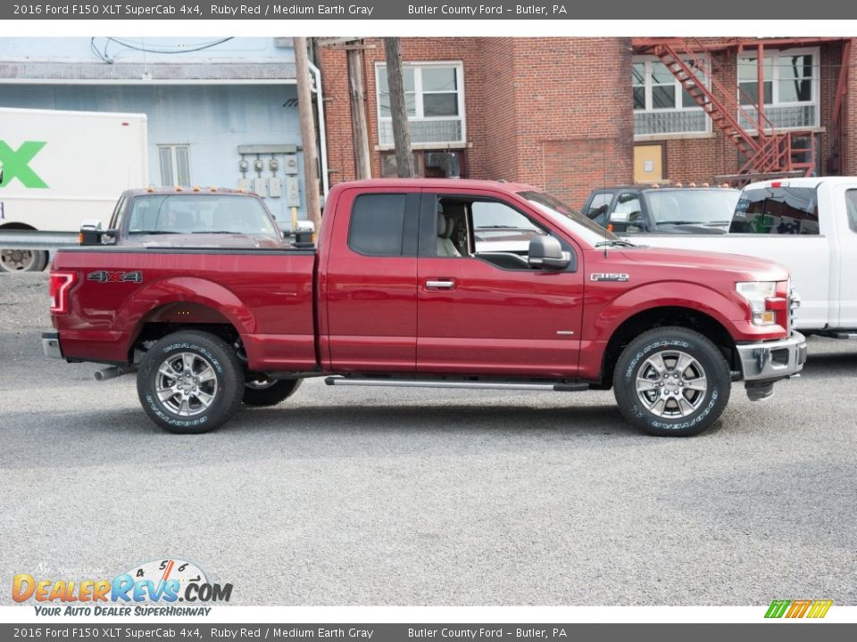 Ruby Red 2016 Ford F150 XLT SuperCab 4x4 Photo #1