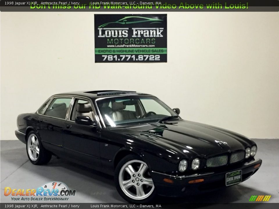 1998 Jaguar XJ XJR Anthracite Pearl / Ivory Photo #2