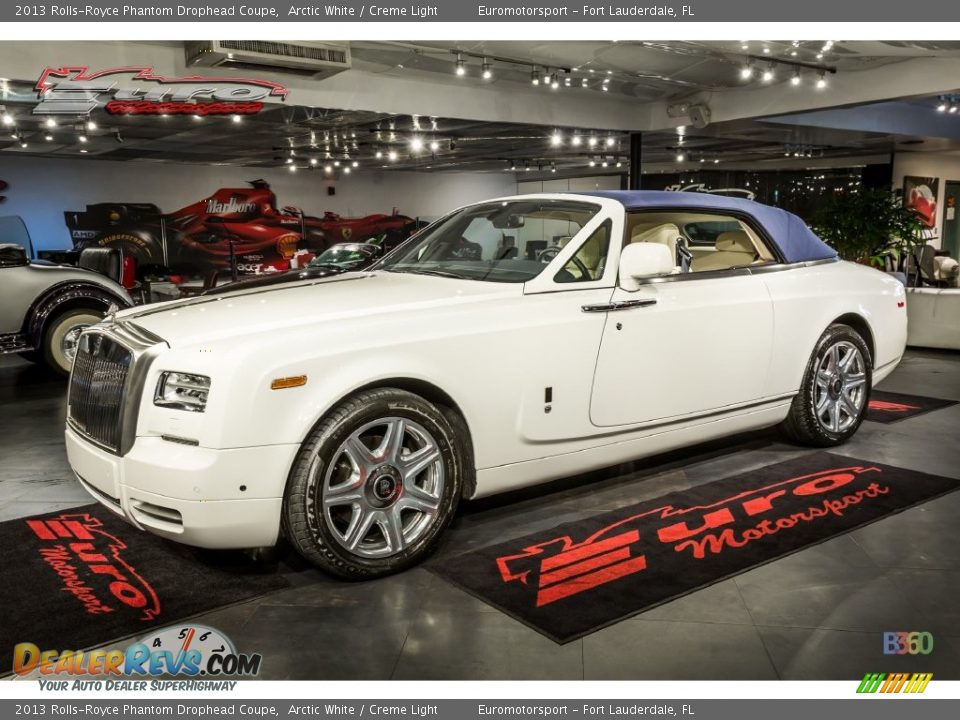 2013 Rolls-Royce Phantom Drophead Coupe Arctic White / Creme Light Photo #3