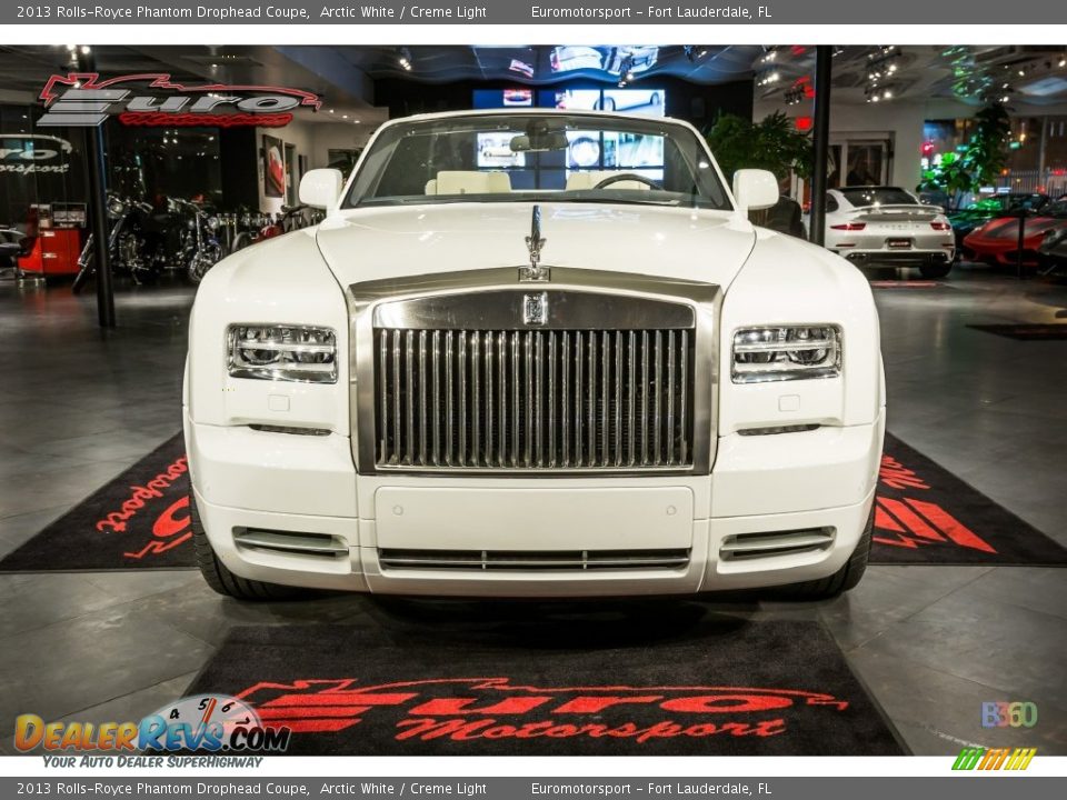 2013 Rolls-Royce Phantom Drophead Coupe Arctic White / Creme Light Photo #10