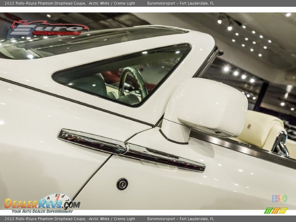 2013 Rolls-Royce Phantom Drophead Coupe Arctic White / Creme Light Photo #35