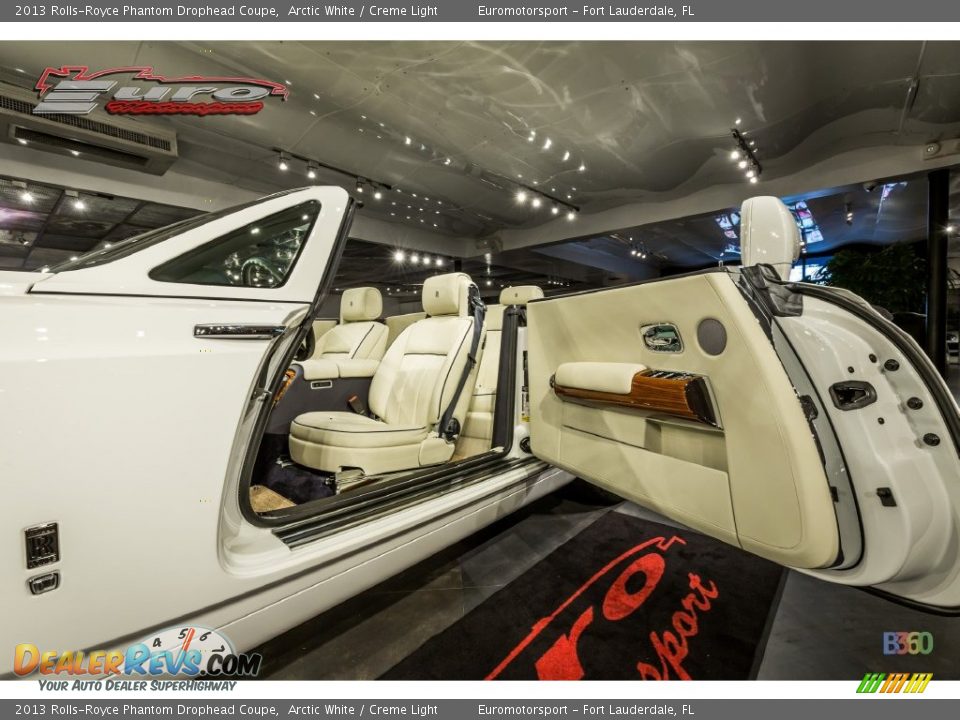 2013 Rolls-Royce Phantom Drophead Coupe Arctic White / Creme Light Photo #39