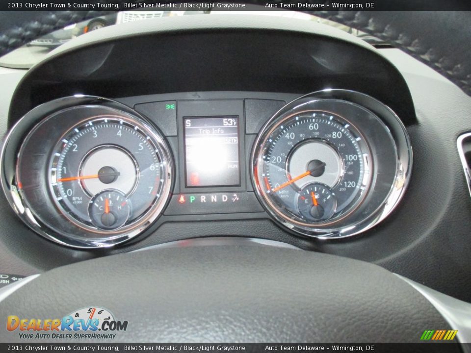 2013 Chrysler Town & Country Touring Billet Silver Metallic / Black/Light Graystone Photo #13