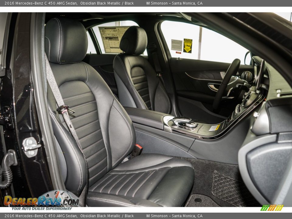 2016 Mercedes-Benz C 450 AMG Sedan Obsidian Black Metallic / Black Photo #2