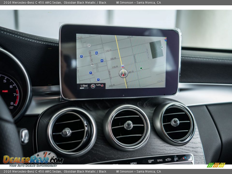 2016 Mercedes-Benz C 450 AMG Sedan Obsidian Black Metallic / Black Photo #8