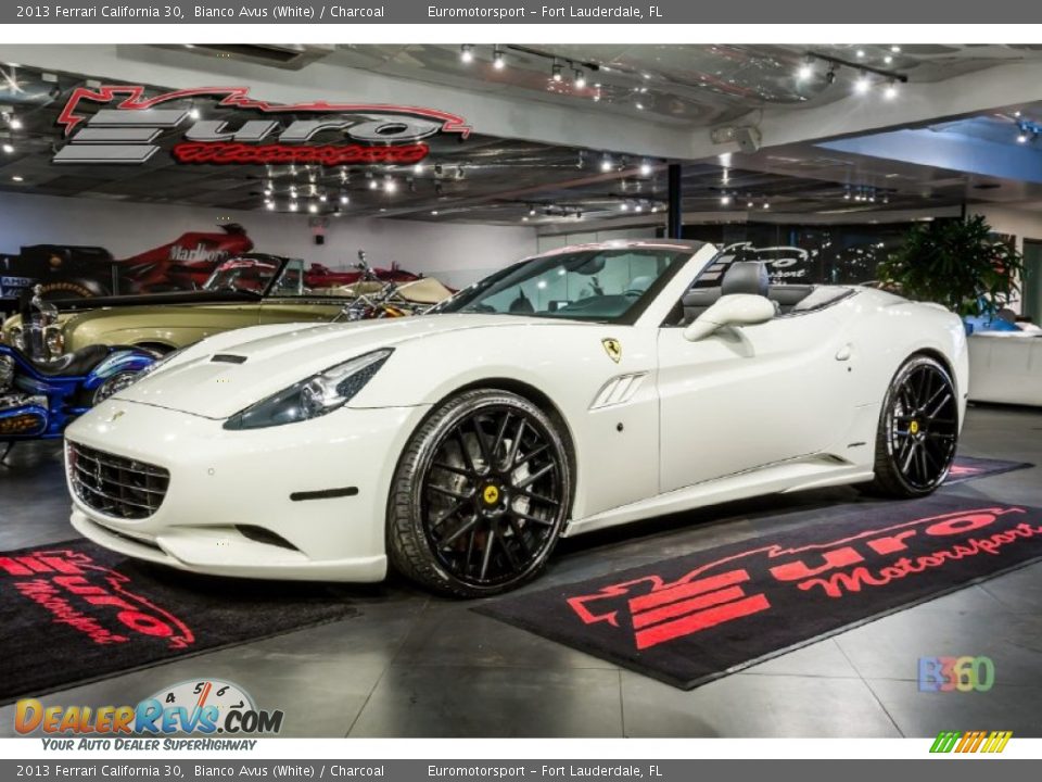 2013 Ferrari California 30 Bianco Avus (White) / Charcoal Photo #1