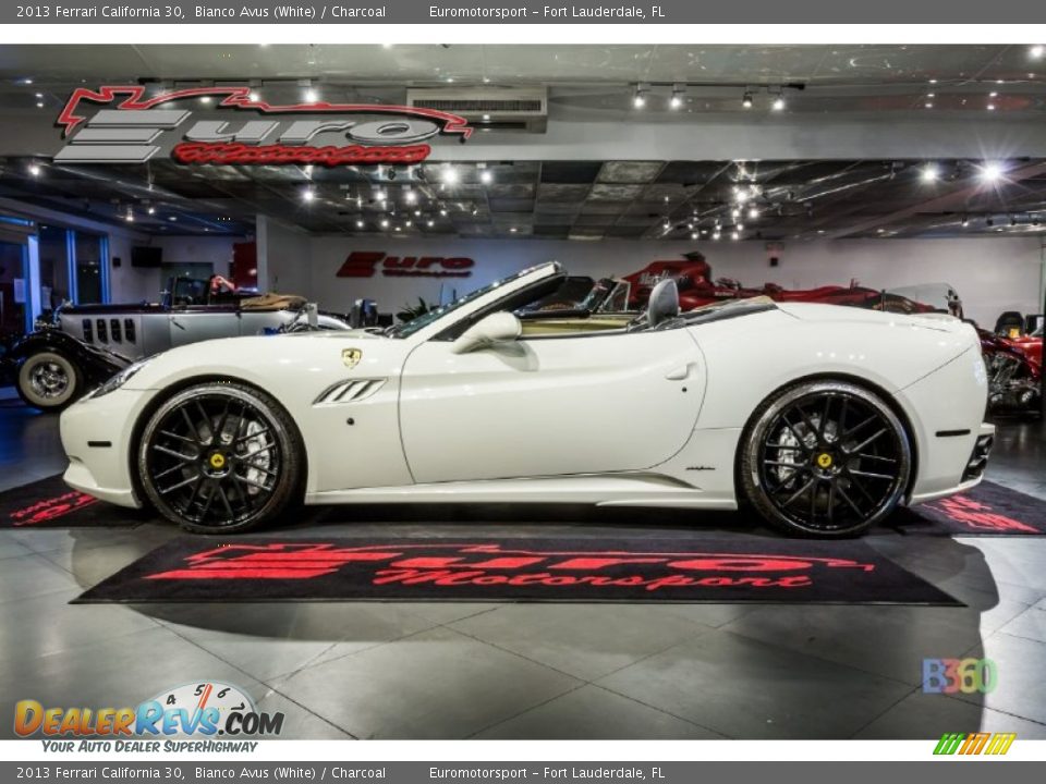 2013 Ferrari California 30 Bianco Avus (White) / Charcoal Photo #2