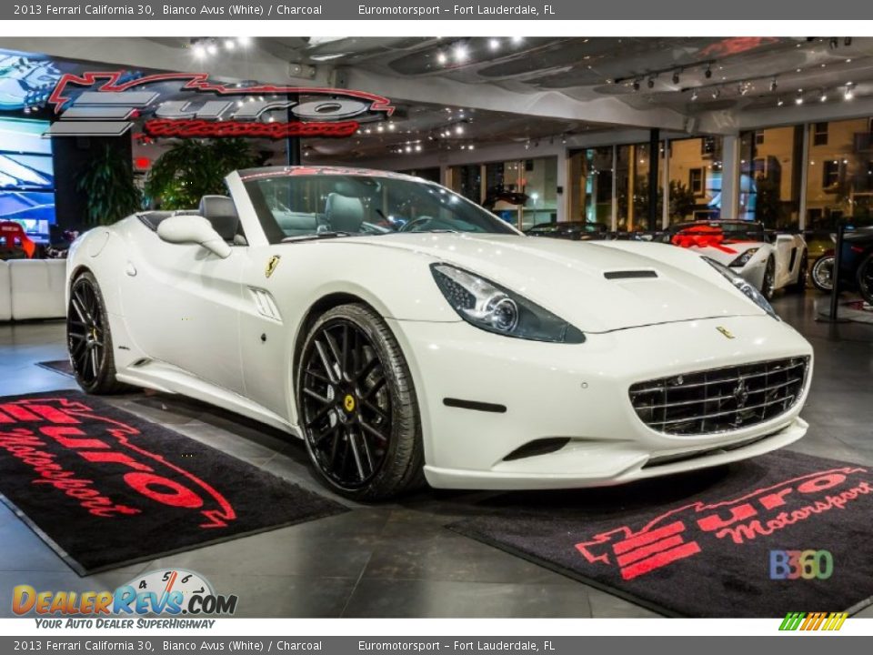 2013 Ferrari California 30 Bianco Avus (White) / Charcoal Photo #5