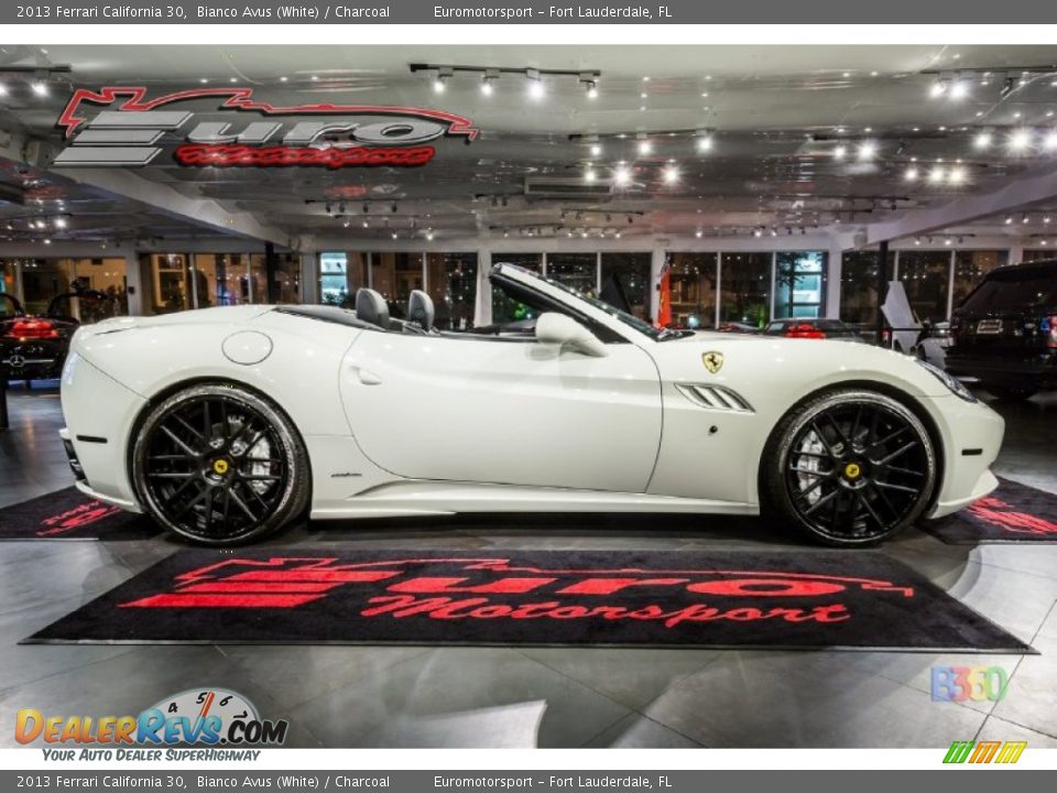 2013 Ferrari California 30 Bianco Avus (White) / Charcoal Photo #6