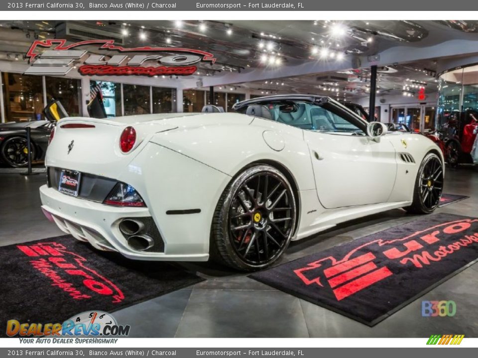 2013 Ferrari California 30 Bianco Avus (White) / Charcoal Photo #7