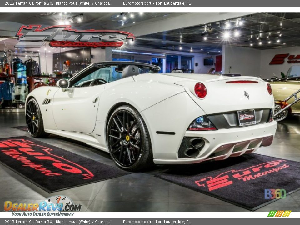 2013 Ferrari California 30 Bianco Avus (White) / Charcoal Photo #9