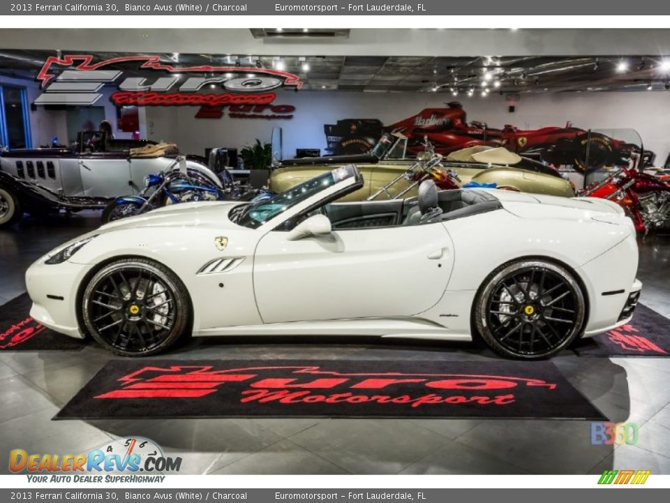 2013 Ferrari California 30 Bianco Avus (White) / Charcoal Photo #10