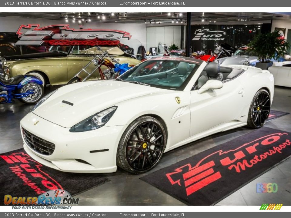 2013 Ferrari California 30 Bianco Avus (White) / Charcoal Photo #11