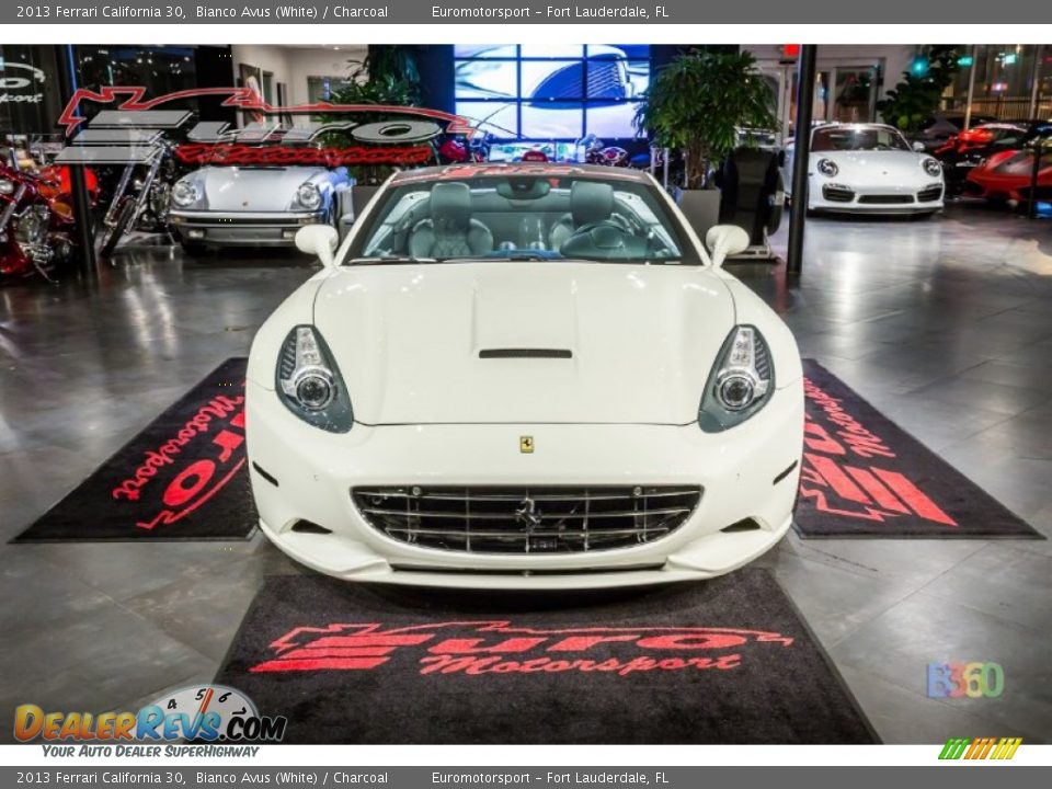 2013 Ferrari California 30 Bianco Avus (White) / Charcoal Photo #12