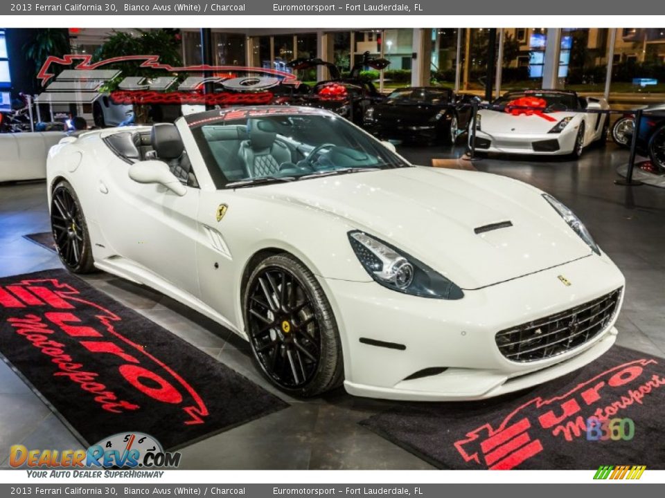 2013 Ferrari California 30 Bianco Avus (White) / Charcoal Photo #13