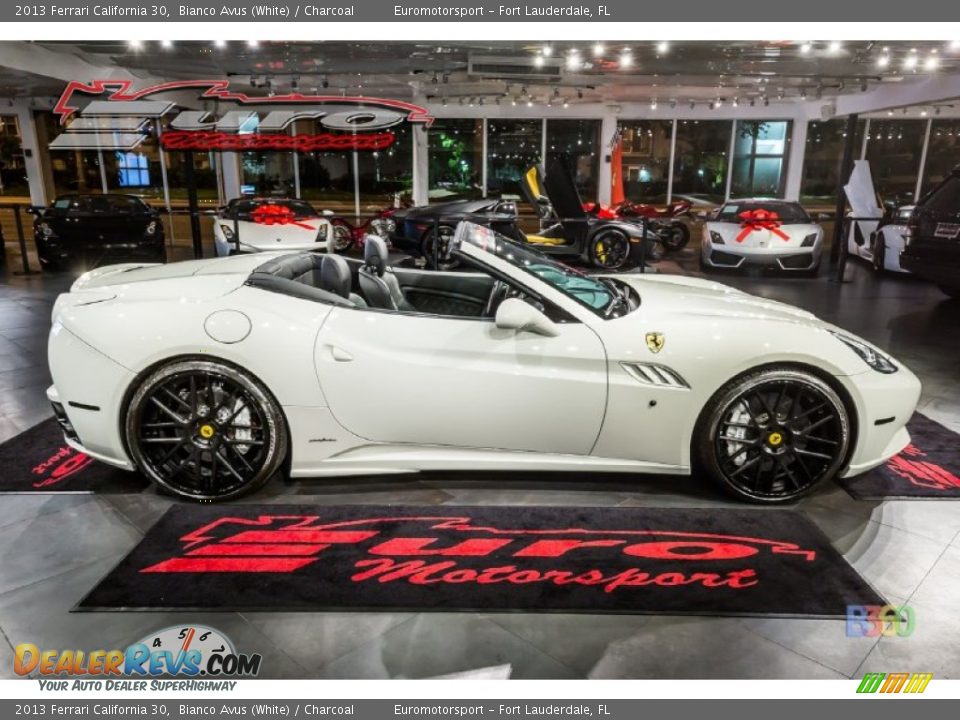 2013 Ferrari California 30 Bianco Avus (White) / Charcoal Photo #14
