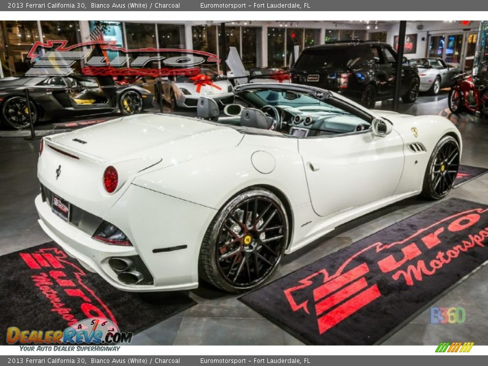2013 Ferrari California 30 Bianco Avus (White) / Charcoal Photo #15