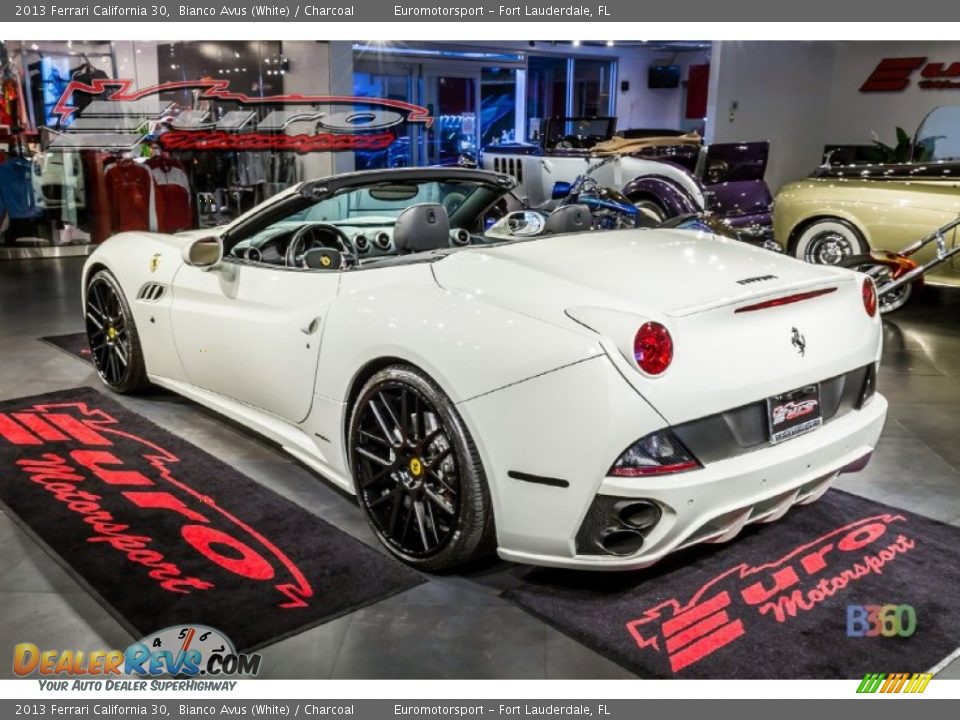 2013 Ferrari California 30 Bianco Avus (White) / Charcoal Photo #17