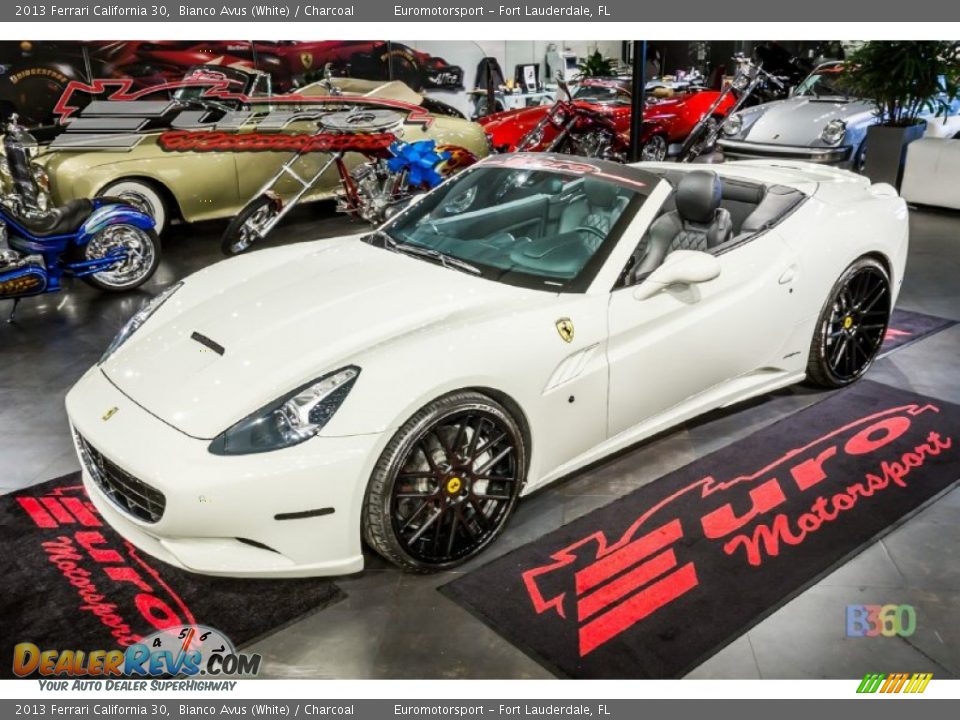 2013 Ferrari California 30 Bianco Avus (White) / Charcoal Photo #19