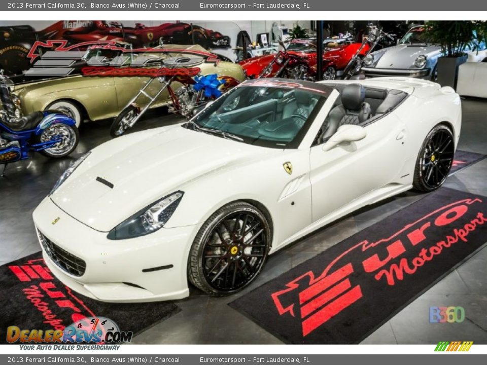 2013 Ferrari California 30 Bianco Avus (White) / Charcoal Photo #20